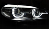Lygter Bmw X5 E70 07-10 Ringe 3d Drl Blk Xenon Afs