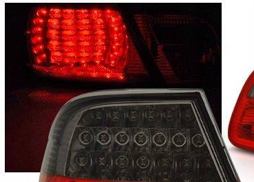 LED-lamper bmw 3 e46 03-06 coupe rød smoke led