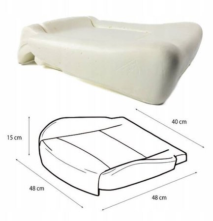 Skum sædehynde til Renault Master 1998-2010