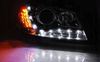 Seat Ibiza 6l 02-08 led-forlygter i krom
