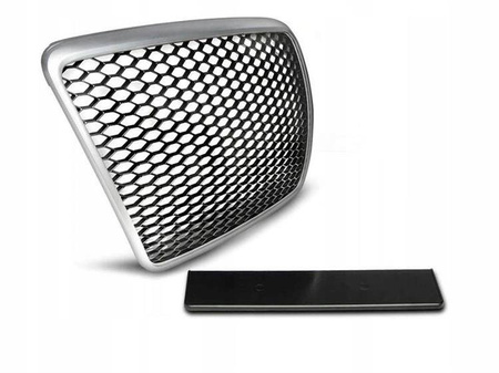 Frontgrill sport sølv til Audi A6 C6 2009-2011