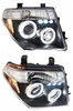 Forlygter Nissan Navara III CHROM RINGI