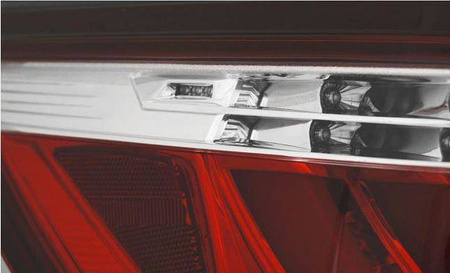 LED-lys Bmw E60 LCI 07-10 rød hvid led-bar