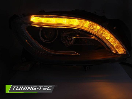 LED LAMP REFECTORS BLACK til MERCEDES W166 11-15