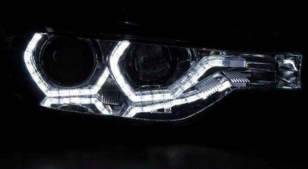 Bmw F30 F31 11-15 led krom drl forlygter