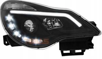 Forlygter Opel Corsa D Sort Dayli forlygter