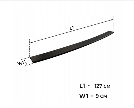 Bagkofanger beskyttelsesliste til VW MULTIVAN VII T7 2021-