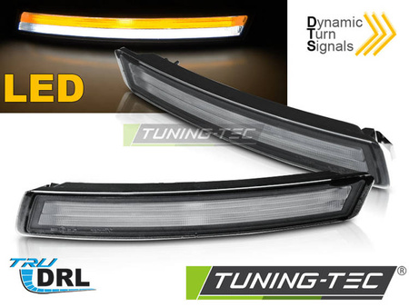 Blinklys med kørelys i dagtimerne. FRONT DIRECTION WHITE DRL SEQ LED passer til VW NEW BEETLE 06-10