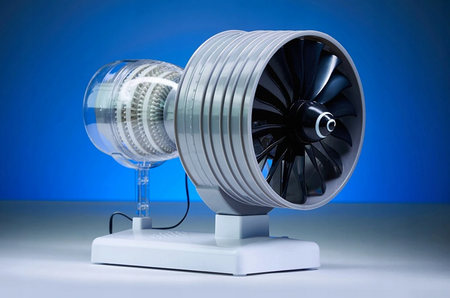 Haynes jetmotormodel til samling
