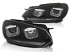 Lygter vw golf 6 vi 08-12 u-type sort drl dts led
