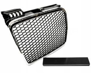Frontgrill uden RS Style-badge Audi A4 B7 Chrome
