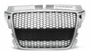 Audi A3 8P sølv RS-TYPE frontgrill