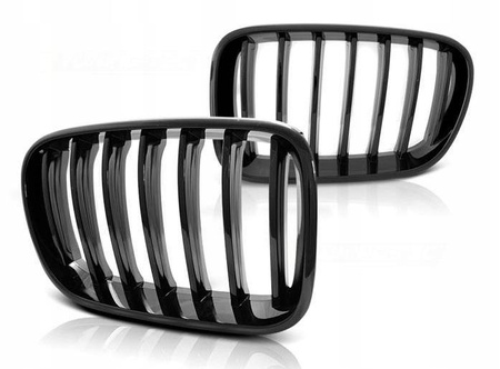 Frontgitter BMW X3 F25 10-14 SORT GLAS