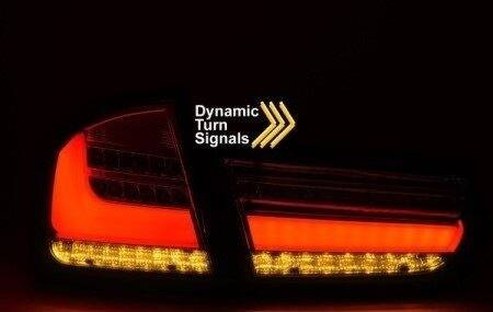BMW F30 11-15 LED baglygter RØD LED BAR SEQ