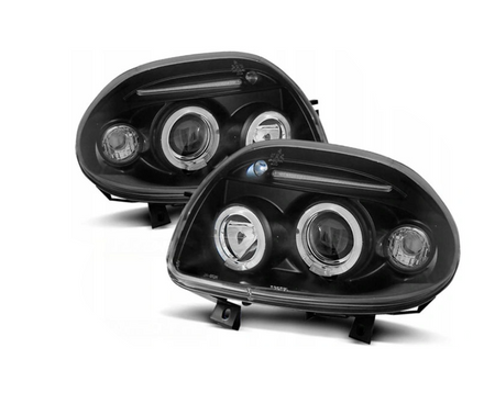 Forlygter Renault Clio Ii 98-01 Ringi Sort