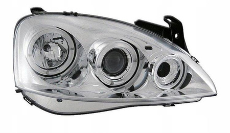 Forlygter Opel Corsa C CHROM RINGI