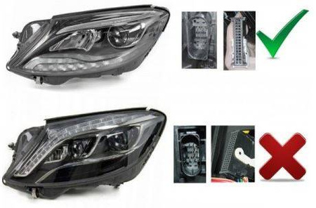 Lampy Mercedes W222 13-17 Forlygter Led Sort