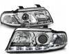 Forlygter Audi A4 B5 99-00 dagslys krom