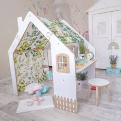 Grønne blade hus-skrivebord