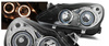 Opel Corsa D BLACK RINGI forlygter