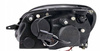Forlygter Mercedes SLK R170 Sort