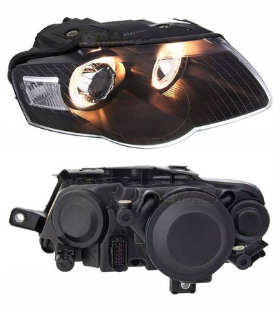 Forlygter VW Passat B6 3C BLACK RI