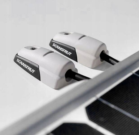 Kabelgennemføring, taggennemføring, 6-10 mm, grå