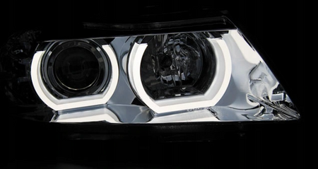 Lygter Bmw E90/e91 05-08 Kromringe Led 3d Xenon