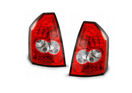 Chrysler 300c Sedan 04- Røde hvide led-lamper