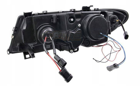 Forlygter BMW E46 RINGI BLACK Seda forlygter