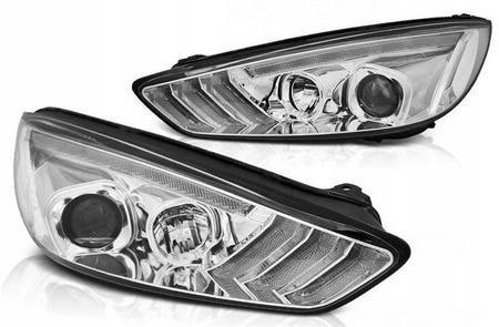 Ford Focus III mk3 15-18 krom drl led dts-lygter