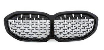 GRILL BMW 1ER F40 F41 DIAMANT KROM SORT
