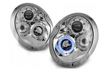 Mini Cooper forlygter 01-06 Ringi Chrome