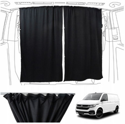 Mørklægningsgardiner foran til VW TRANSPORTER VI T6.1 2019-2023