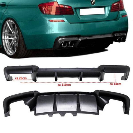 DIFFUSOR BMW F10 F11 10-LOOK M5 DUET BLANK SORT