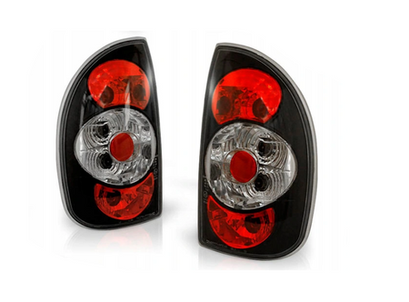 Baglygter Opel Corsa B 5d 93-00 Sort Tuning