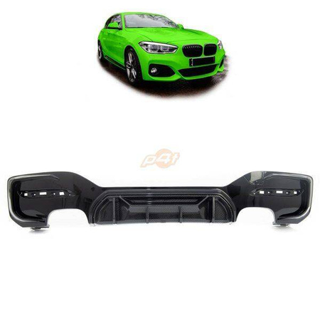DIFFUSER BMW 1 F20 F21 15-19 LOOK CARBON