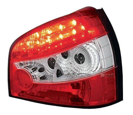 Audi A3 8L RØD HVID LED-baglygter