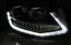 Vw T6 15- sort rør led drl dts forlygter