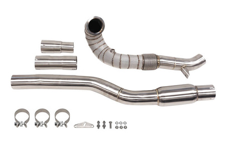 AUDI S3 VW GOLF VII R 2.0T downpipe + THERMAL GUARD