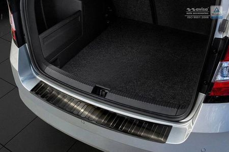 Bagkofangerafdækning til Skoda Fabia 3 Kombi (sort stål)