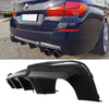DIFFUSER BMW F10 F11 10-18 LOOK M5 CARBON BLACK