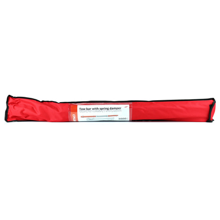 Stivt foldbart anhængertræk 3T 205cm med støddæmper, TUV CE