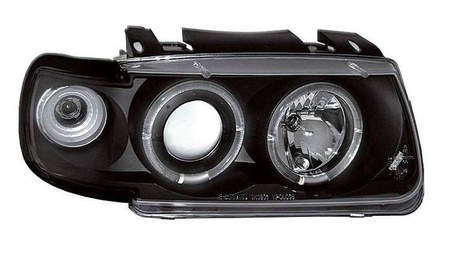VW Polo 6N BLACK RINGI forlygter