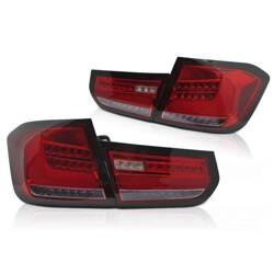 BMW F30 11-15 LED baglygter RØD LED BAR SEQ