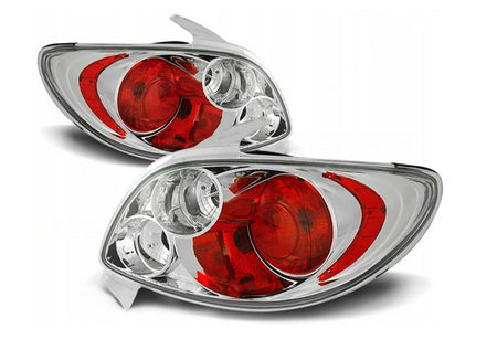 Baglygter Ny Peugeot 206 Hb Chrome Tuning