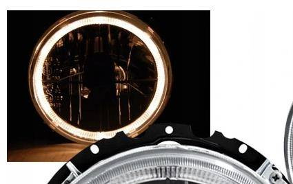 Forlygter VW GOLF I 1 RINGI CHROME ZEWN. FRA COR