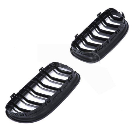 GRILL (NYRE) BMW E90 08-11 DOBBELT SORT MAT
