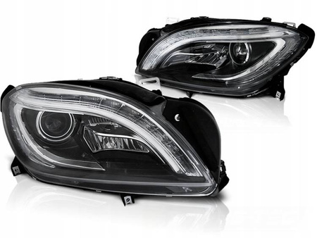 LED LAMP REFECTORS BLACK til MERCEDES W166 11-15