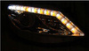 Forlygter Seat Ibiza 6J 08-12 krom retning led